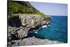 Coast of Samana Peninsula near Puerto El Fronton-Massimo Borchi-Stretched Canvas