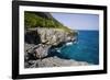 Coast of Samana Peninsula near Puerto El Fronton-Massimo Borchi-Framed Photographic Print