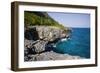 Coast of Samana Peninsula near Puerto El Fronton-Massimo Borchi-Framed Photographic Print