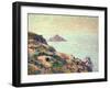 Coast of the Val Andre, C.1907 (Oil on Canvas)-Jean Baptiste Armand Guillaumin-Framed Giclee Print
