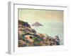 Coast of the Val Andre, C.1907 (Oil on Canvas)-Jean Baptiste Armand Guillaumin-Framed Giclee Print