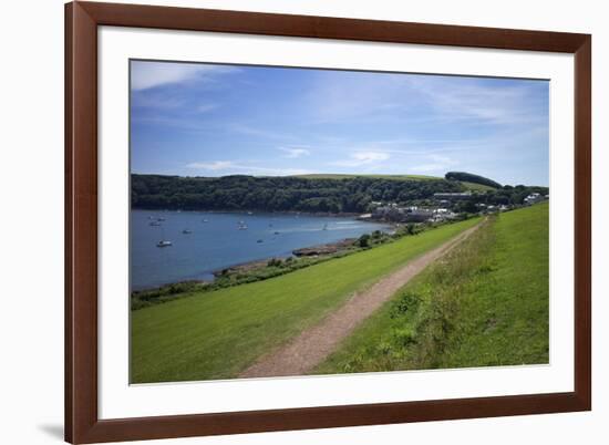 Coast Path to Kingsand and Cawsand, Rame Peninsula, Cornwall, England, United Kingdon, Europe-Rob Cousins-Framed Photographic Print