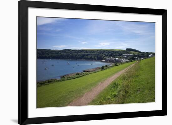 Coast Path to Kingsand and Cawsand, Rame Peninsula, Cornwall, England, United Kingdon, Europe-Rob Cousins-Framed Photographic Print