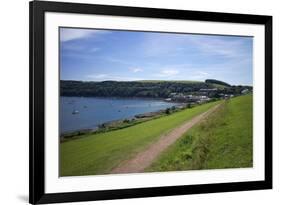 Coast Path to Kingsand and Cawsand, Rame Peninsula, Cornwall, England, United Kingdon, Europe-Rob Cousins-Framed Photographic Print