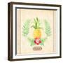 Coast Pineapple-Lanie Loreth-Framed Art Print