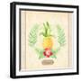 Coast Pineapple-Lanie Loreth-Framed Art Print