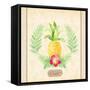 Coast Pineapple-Lanie Loreth-Framed Stretched Canvas