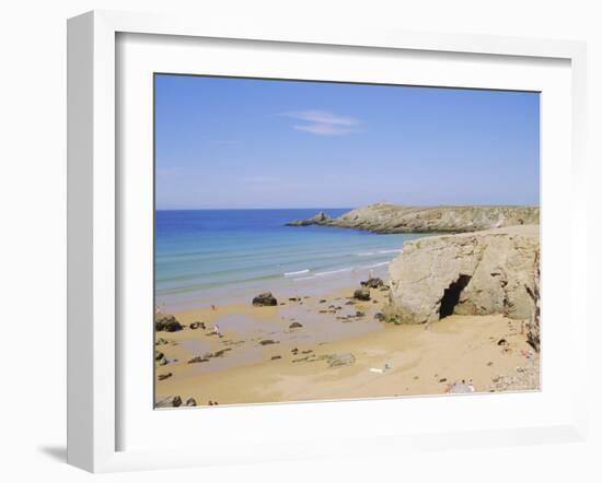 Coast, Quiberon, Cote Sauvage, Brittany, France, Europe-Firecrest Pictures-Framed Photographic Print