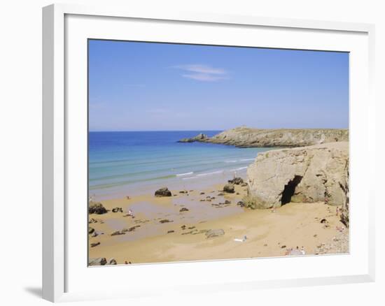 Coast, Quiberon, Cote Sauvage, Brittany, France, Europe-Firecrest Pictures-Framed Photographic Print