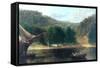 Coast Scene, 1835-Frederick Richard Lee-Framed Stretched Canvas