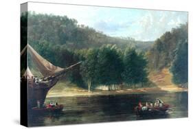 Coast Scene, 1835-Frederick Richard Lee-Stretched Canvas