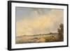 Coast Scene, 1860 (Oil on Canvas)-Alfred Vickers-Framed Giclee Print