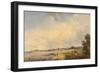 Coast Scene, 1860 (Oil on Canvas)-Alfred Vickers-Framed Giclee Print