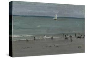 Coast Scene, Bathers, 1884-85-James Abbott McNeill Whistler-Stretched Canvas