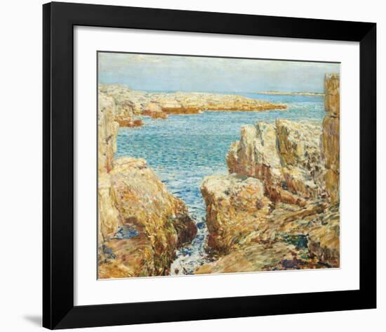 Coast Scene, Isles of Shoals, 1901-Frederick Childe Hassam-Framed Premium Giclee Print