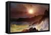 Coast Scene, Mount Desert-Frederic Edwin Church-Framed Stretched Canvas