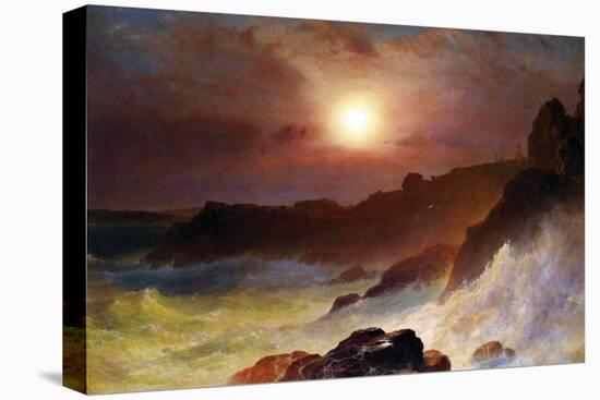 Coast Scene, Mount Desert-Frederic Edwin Church-Stretched Canvas