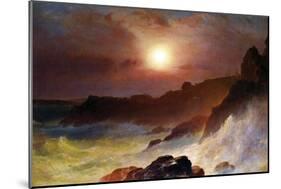 Coast Scene, Mount Desert-Frederic Edwin Church-Mounted Art Print