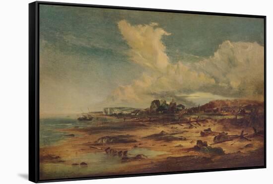 Coast Scene with Church, c1824-John Constable-Framed Stretched Canvas