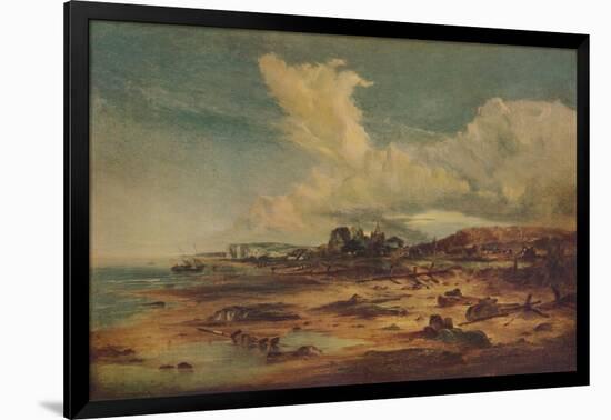 Coast Scene with Church, c1824-John Constable-Framed Giclee Print