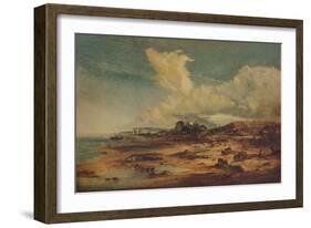 Coast Scene with Church, c1824-John Constable-Framed Giclee Print