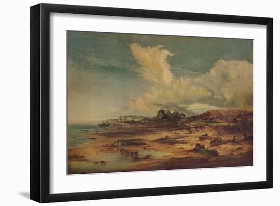 Coast Scene with Church, c1824-John Constable-Framed Giclee Print