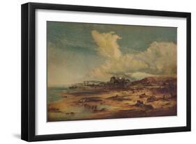 Coast Scene with Church, c1824-John Constable-Framed Giclee Print