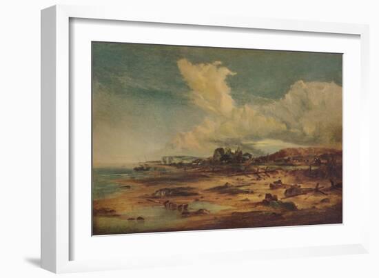 Coast Scene with Church, c1824-John Constable-Framed Giclee Print