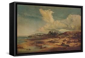 Coast Scene with Church, c1824-John Constable-Framed Stretched Canvas