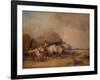 Coast Scene, with Figures and Horses, c1841-William Shayer-Framed Giclee Print