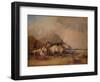 Coast Scene, with Figures and Horses, c1841-William Shayer-Framed Giclee Print