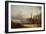 Coast Scene with Shipping-William Snr. Shayer-Framed Giclee Print