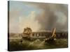 Coast Scene-Frederick Calvert-Stretched Canvas