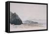 Coast Scene-William Collins-Framed Stretched Canvas