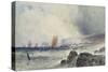 Coast Scene-William Callow-Stretched Canvas