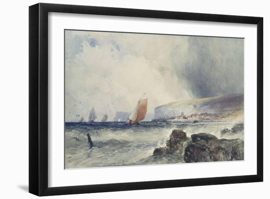 Coast Scene-William Callow-Framed Giclee Print