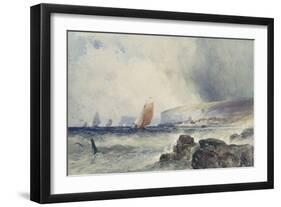 Coast Scene-William Callow-Framed Giclee Print