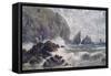 Coast Scene-Samuel Bough-Framed Stretched Canvas