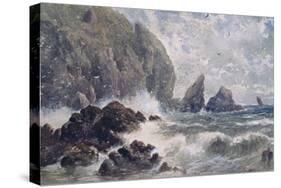 Coast Scene-Samuel Bough-Stretched Canvas