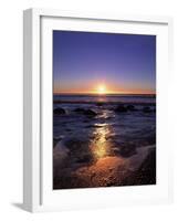 Coast, Sea, Rocks, Sunrise-Thonig-Framed Photographic Print