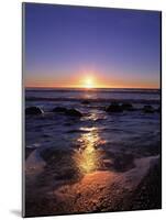 Coast, Sea, Rocks, Sunrise-Thonig-Mounted Photographic Print