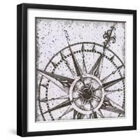 Coast to Coast I BW No Words-Daphne Brissonnet-Framed Art Print