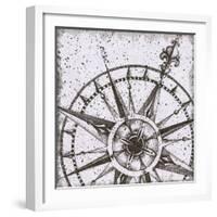 Coast to Coast I BW No Words-Daphne Brissonnet-Framed Art Print