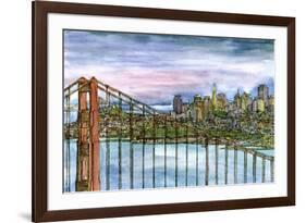 Coast to Coast II-Melissa Wang-Framed Art Print