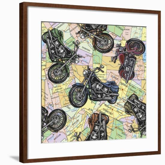 Coast To Coast-U-Jean Plout-Framed Giclee Print