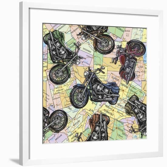 Coast To Coast-U-Jean Plout-Framed Giclee Print