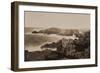 Coast View off Mendocino, California, 1863-Carleton Watkins-Framed Art Print