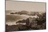 Coast View off Mendocino, California, 1863-Carleton Watkins-Mounted Art Print