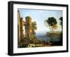 Coast View with Apollo and the Cumaean Sibyl, Between 1645 and 1649-Claude Lorraine-Framed Giclee Print