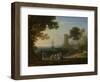 Coast View with the Abduction of Europa, c.1645-Claude Lorrain-Framed Giclee Print